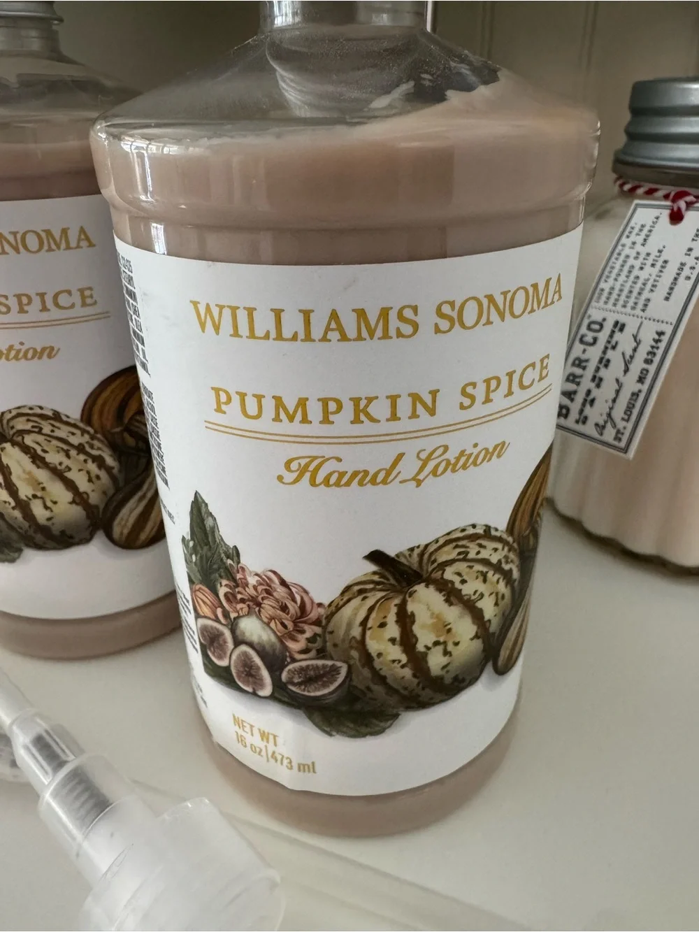 NWT Set/2 Williams Sonoma ~Pumpkin Spice~ Hand Lotion Set